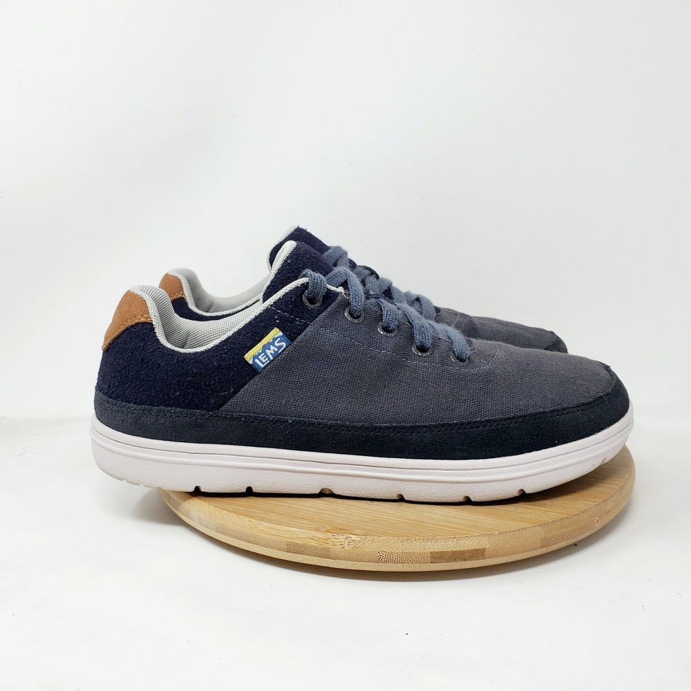 Lems Chillum Shoes Womens 9.5 Varsity Blue Lace Up Low Barefoot Sneaker